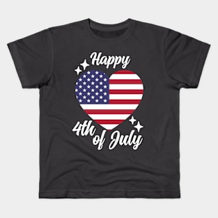 Happy 4th July Kids T-Shirt